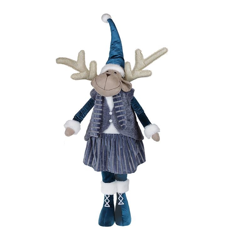 Мягкая игрушка новогодняя BonaDi Олень Девочка (877-108)