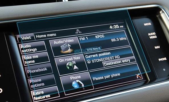 Стекло защитное Pixsel гибридный глянец на монитор Land Rover Range Rover SPORT 7,6“ 2014-2017