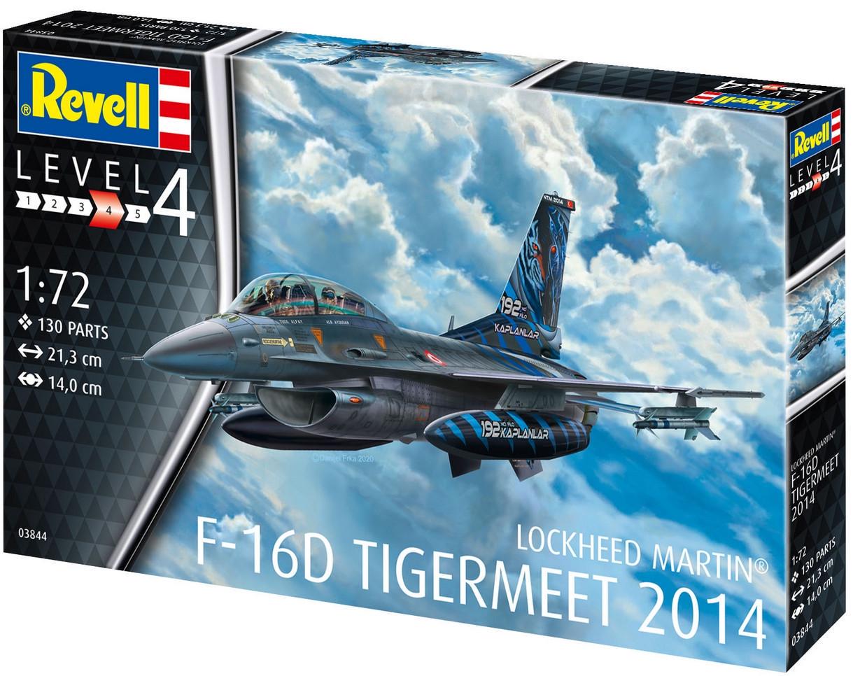 Збірна модель Revell Літак F-16D Tigermeet 2014 рівень 4/1:72 (RVL-03844) - фото 6