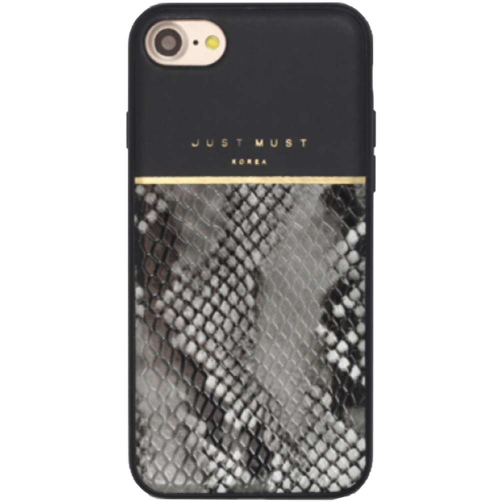 Чехол накладка JustMust Fendi II for iPhone 7/8/SE, Black
