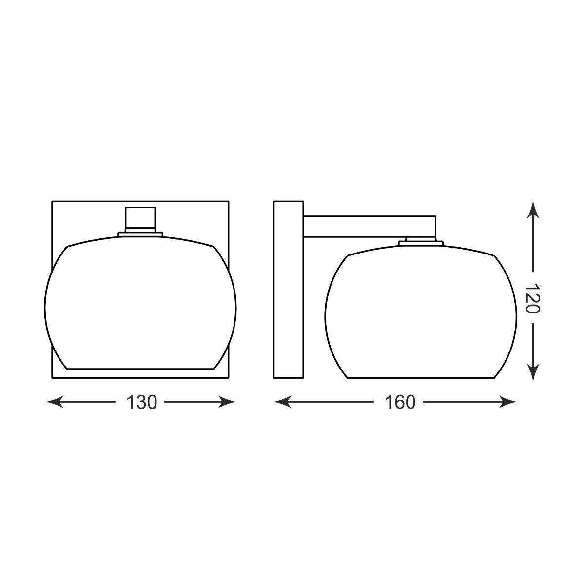 Бра Zuma Line W0076-01B-B5GQ VISTA - фото 2