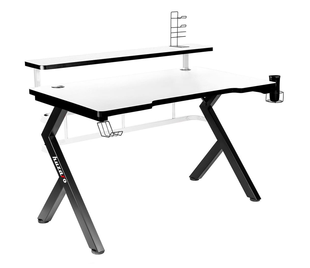 Стіл геймерський Huzaro Hero 5.0 white (334210)
