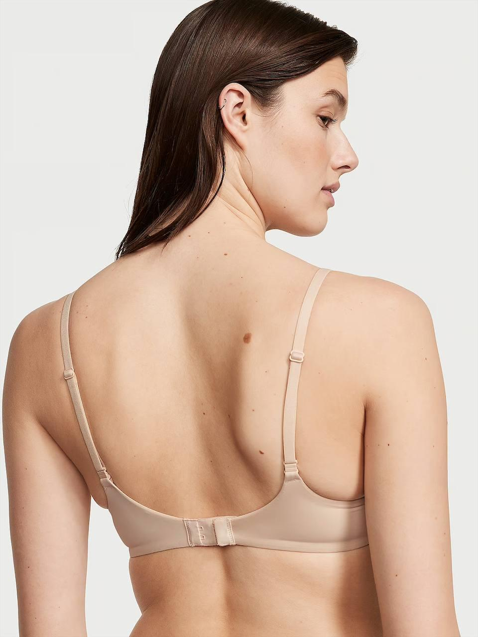 Бюстгальтер безкаркасний Victoria's Secret Lightly-Lined Wireless Bra 75D Бежевий (18355373) - фото 2