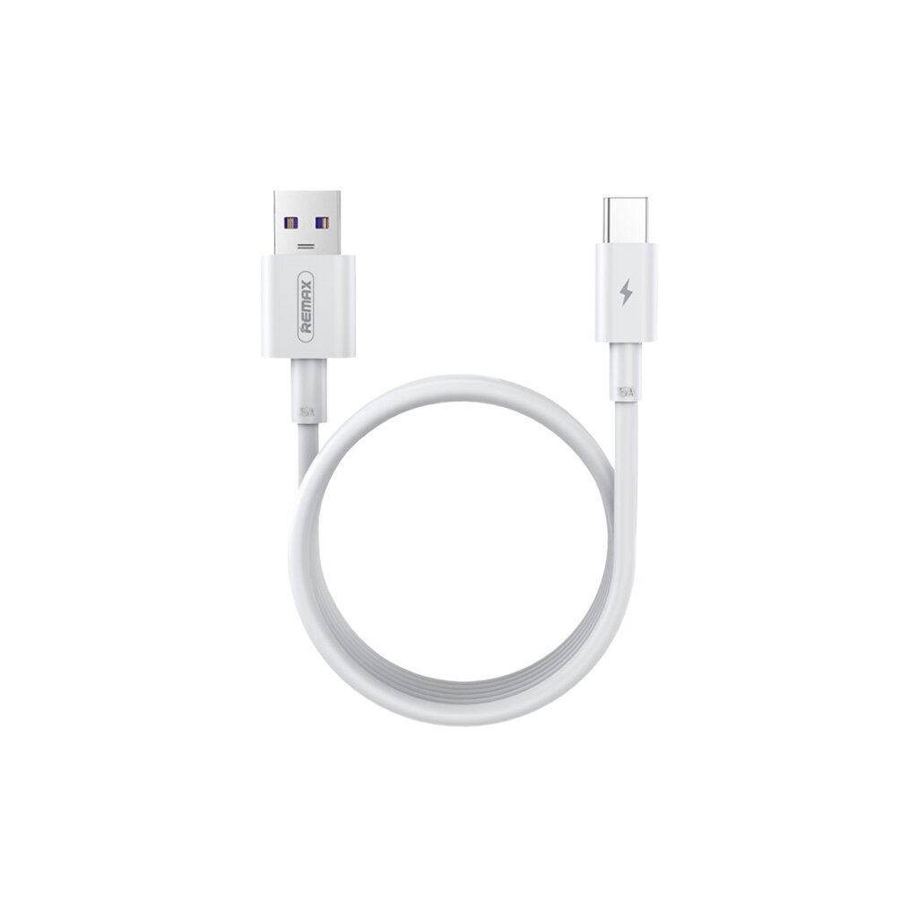 Кабель Remax Marlik USB 2.0 to Type-C PD 22,5W 5A 480 Mbps 1 м Белый (RC-175a)