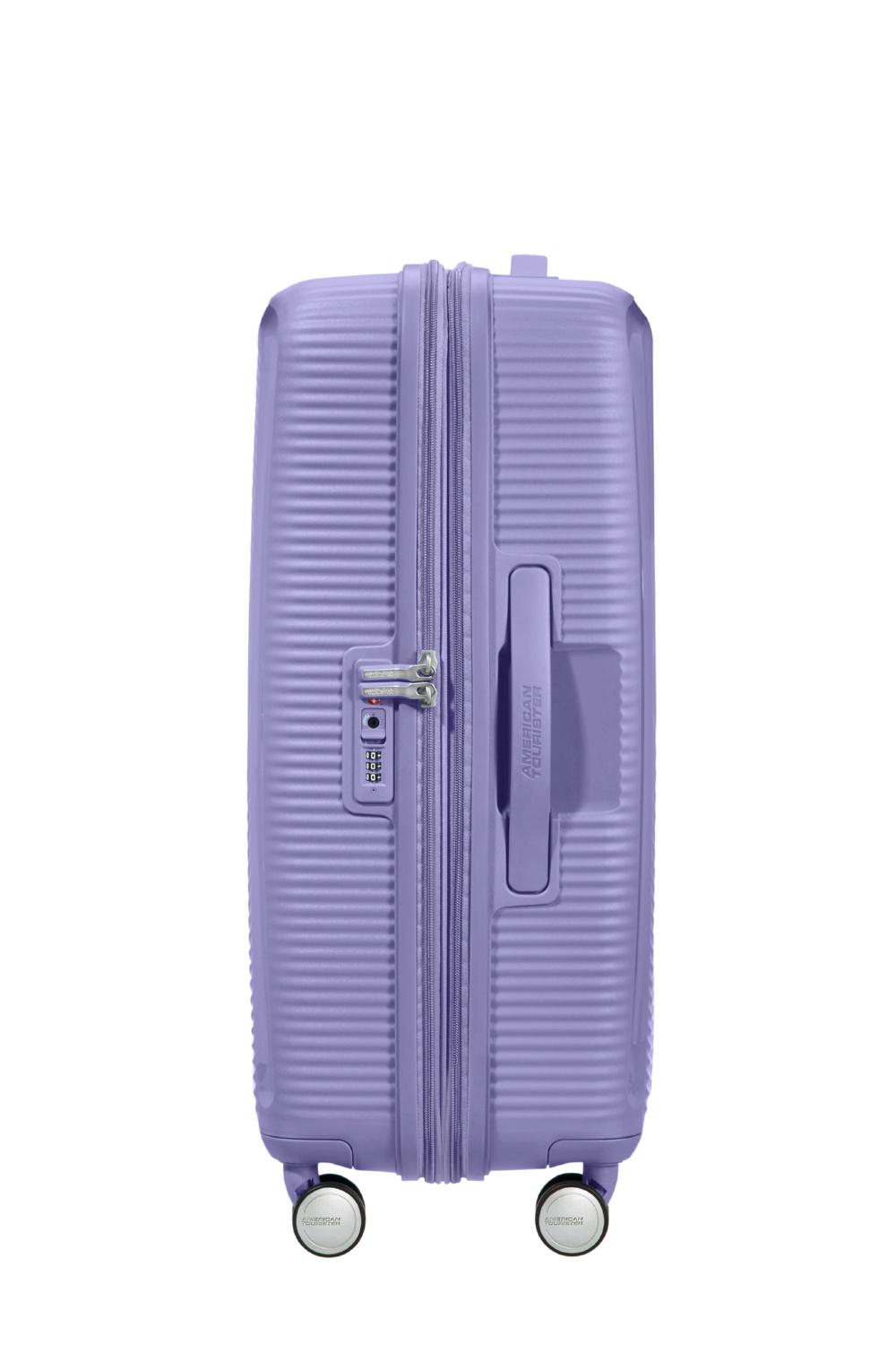 Чемодан American Tourister Soundbox 67х56,75х29/32 см Голубой (32G/82002) - фото 3