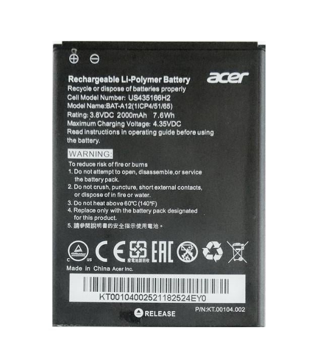 Acer BAT-A12 Liquid Z520 2000 mAh AAA - фото 1