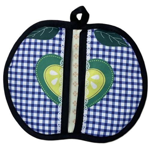 Прихватка для горячего Stenson R89672 Яблоко форма перчатки (26528677)