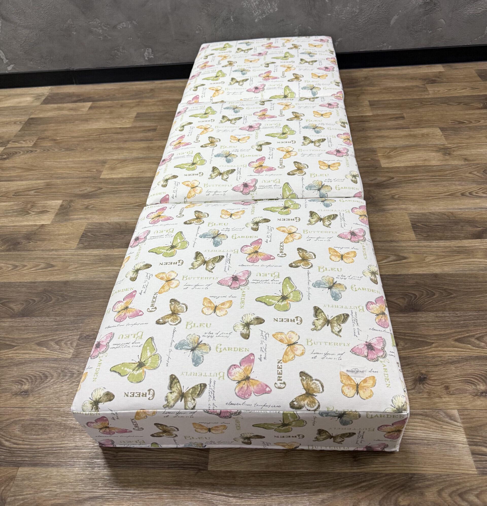 Матрас-трансформер Comfort Home Butterflies панама 200х80х5 см - фото 4 Матрас-трансформер Comfort Home Butterflies панама 200х80х5 см - фото 4