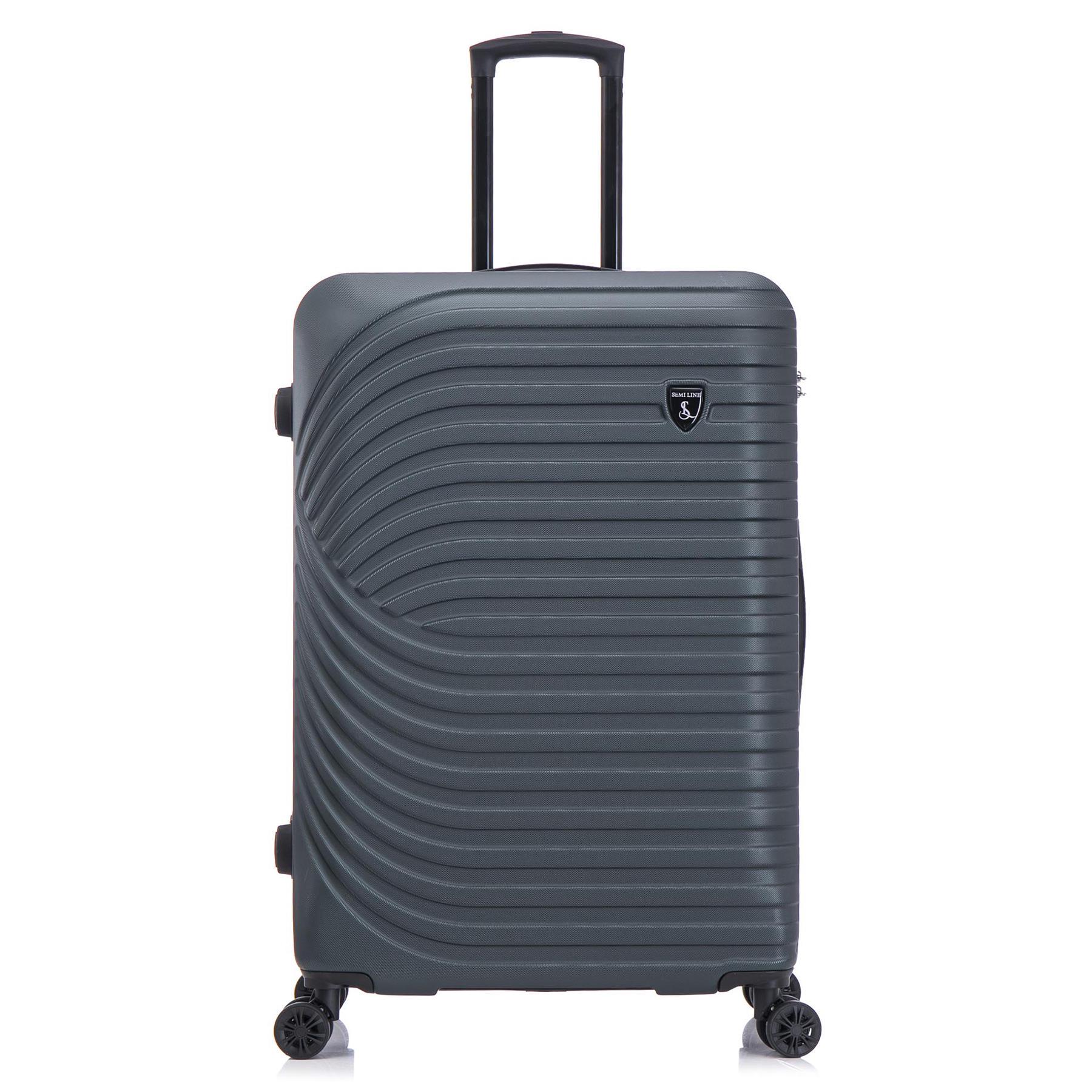 Чемодан SEMI LINE 24" M Navy-Green (T5865-2) - фото 2