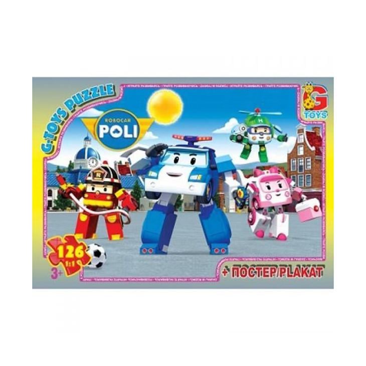 Пазлы детские картонные G-Toys Робокар Поли 117 эл. (IP-177-P-742)