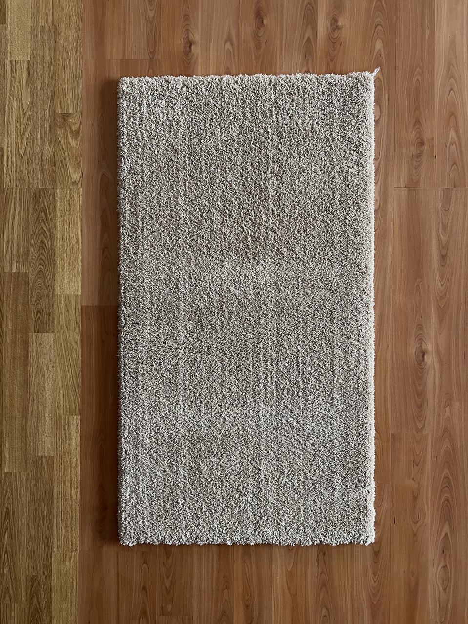 Килим м'який Velvet з мікрофібри для вітальні та спальні однотонний гіпоалергенний 80х150 см