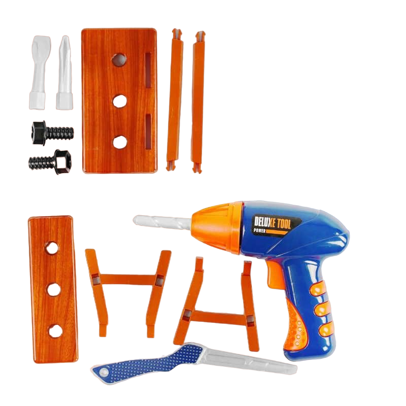 Дитячий набір інструментів A 520-13 A дриль із заводним механізмом (125676)