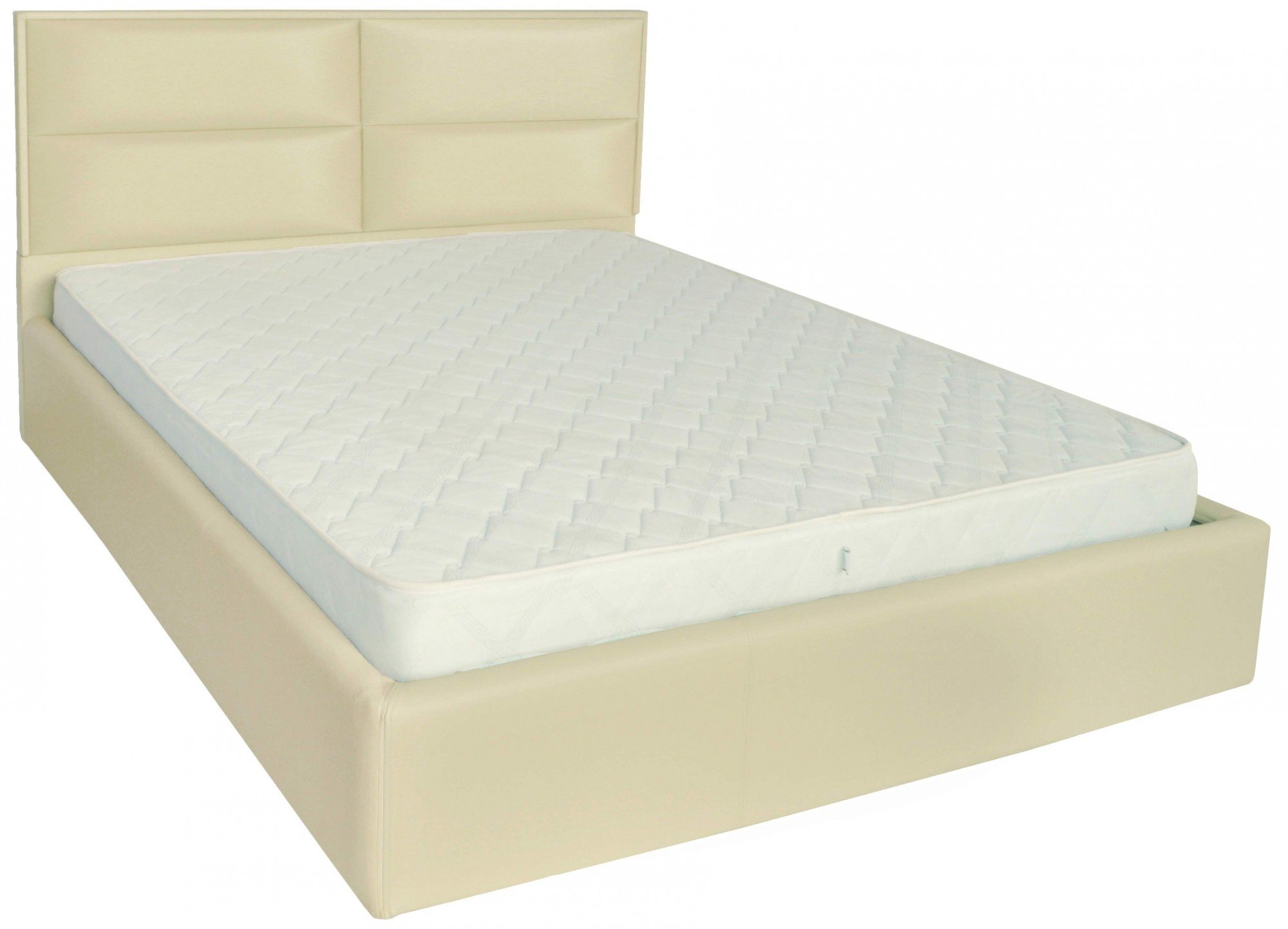 Кровать Richman Шеффилд VIP Флай 2207 A1 с дополнительной металлической цельносварной рамой 120х190 см Бежевый (rich04607)