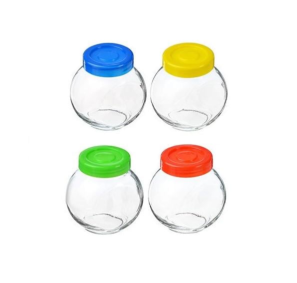 Банки для хранения Светофор 200 мл 8х6 см 4 шт. (AN013533)