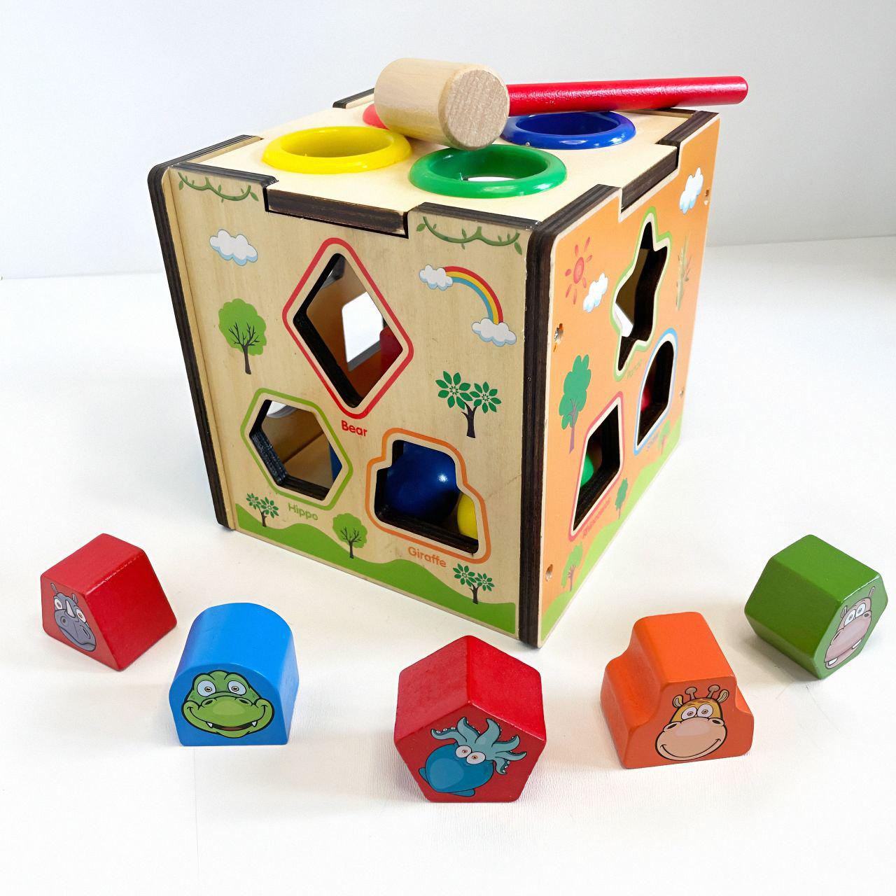 Игрушка Развивающий центр из дерева MD 0828