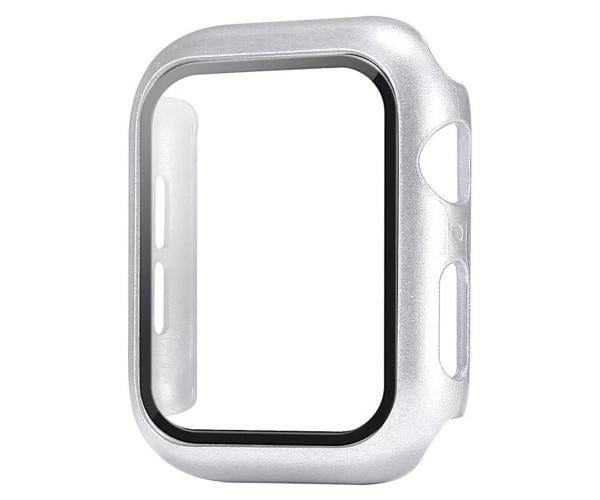 Чехол с защитным стеклом для смарт-часов Protective Cover with Glass для Apple Watch 42 мм Серебряный Чехол с защитным стеклом для смарт-часов Protective Cover with Glass для Apple Watch 42 мм Серебряный