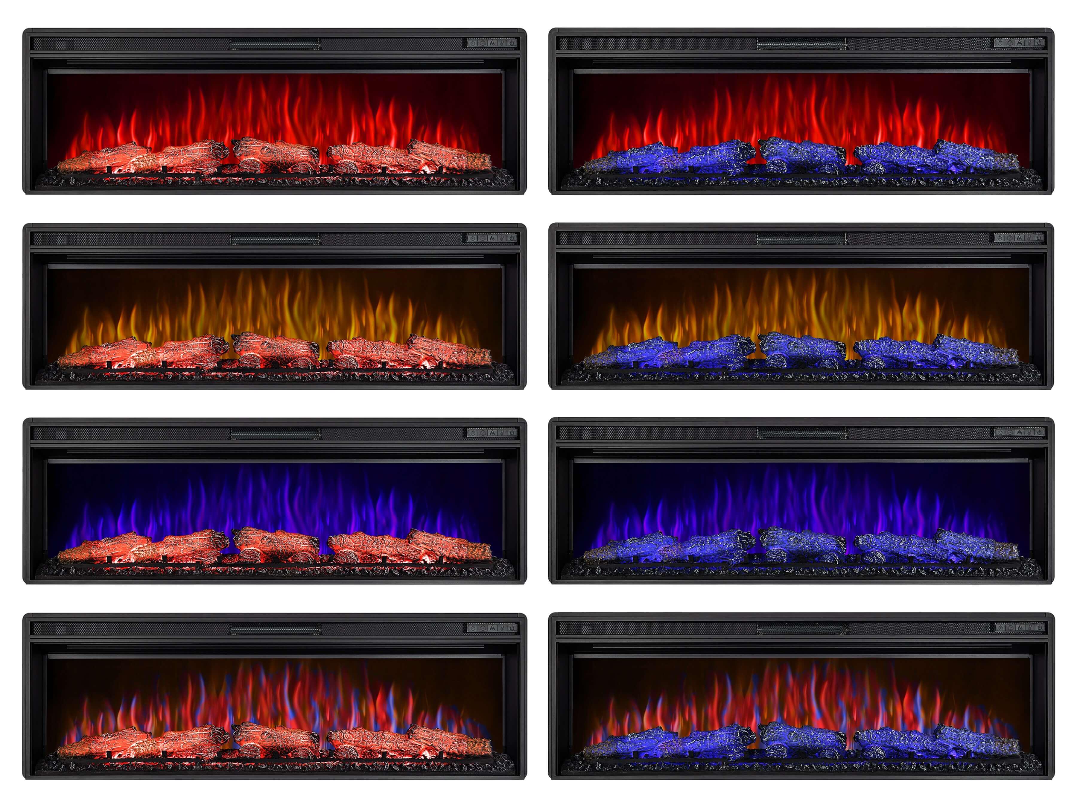 Электрокамин ArtiFlame AF50 с обогревом и звуком горения огня Multicolor - фото 2