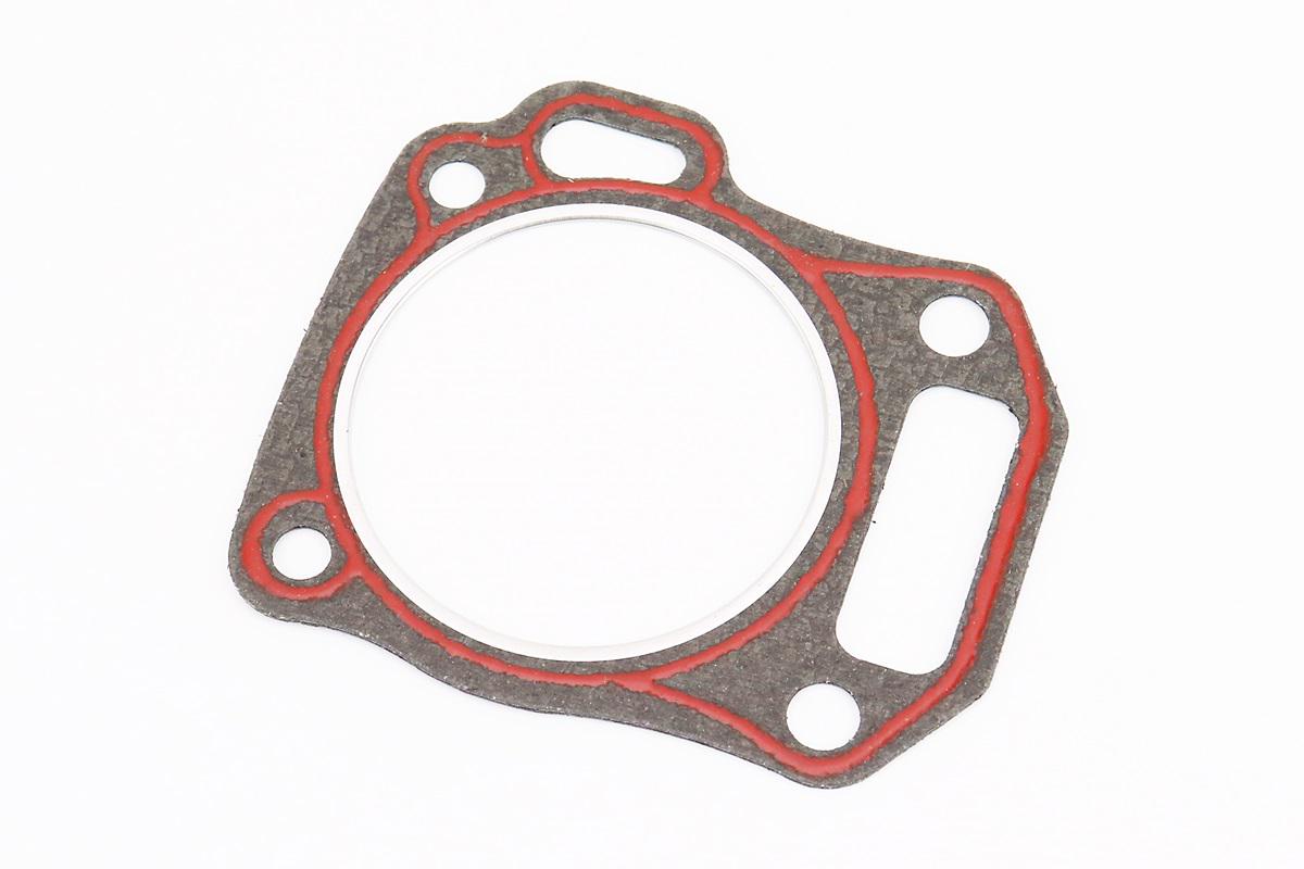 Прокладка головки цилиндра к двигателю 168F 68 мм паронит Красный нить в блистере (207484)