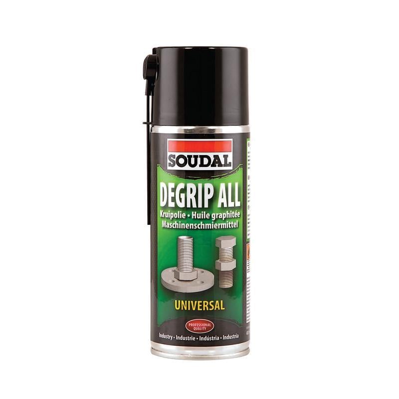 Аерозоль для деблокування з'єднань SOUDAL Degrip All безбарвний 400 мл 3 шт. (0000900000001000DA)