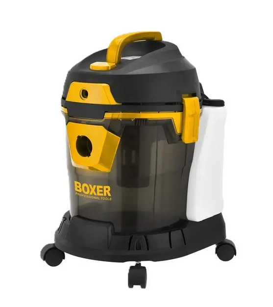 Пылесос промышленный моющий BOXER 2400 Вт 15 л для сухой влажной уборки и химчистки 18 кПа (BX-3232)