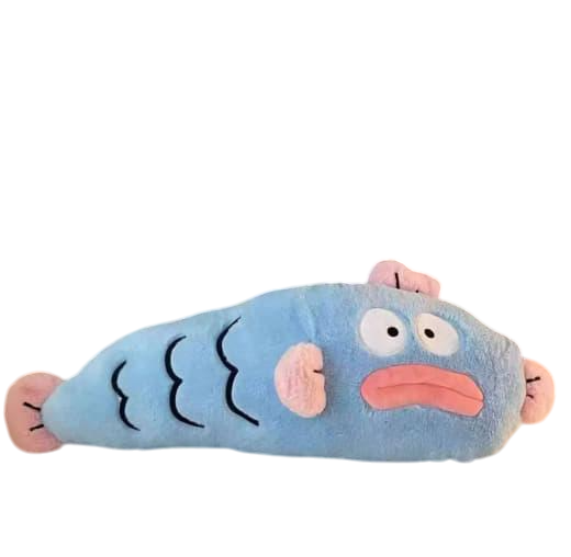 Мягкая игрушка подушка-объятия Уродливая рыбка аниме Sanrio Hangyodon 60 см (2614307104)