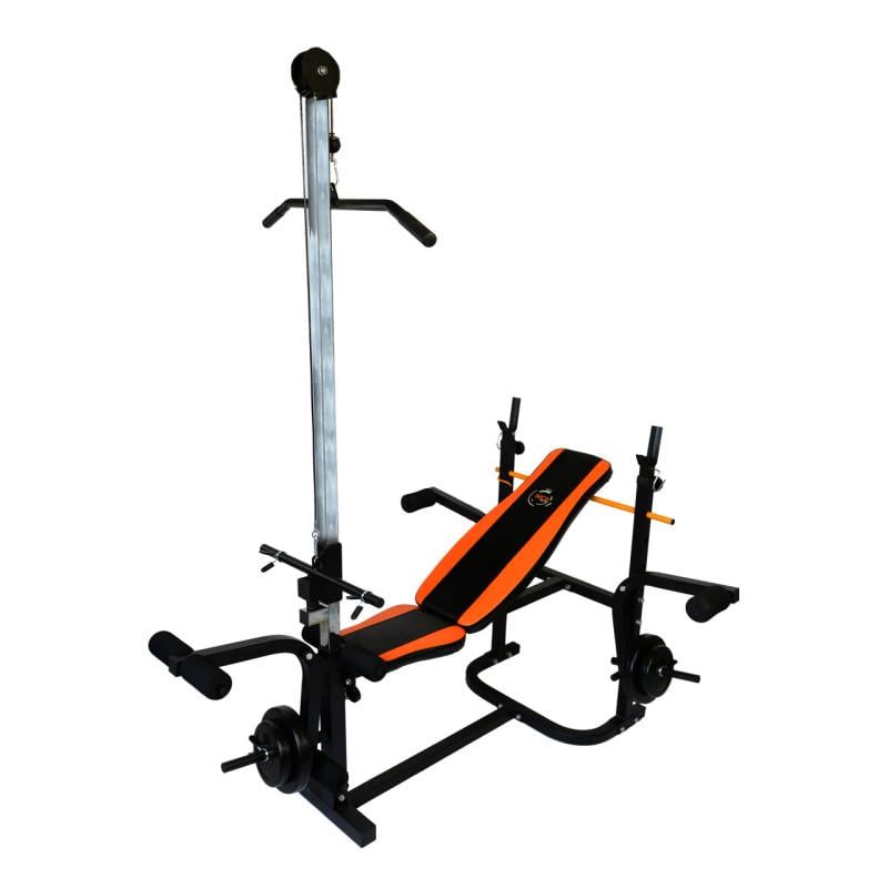 Спортивная скамья WCG вертикальная тяга/баттерфляй/парта Скотта (020)