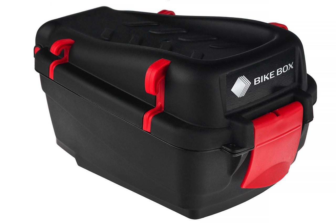 Кофр-контейнер на багажник велосипеда пластиковый Черный 5 л