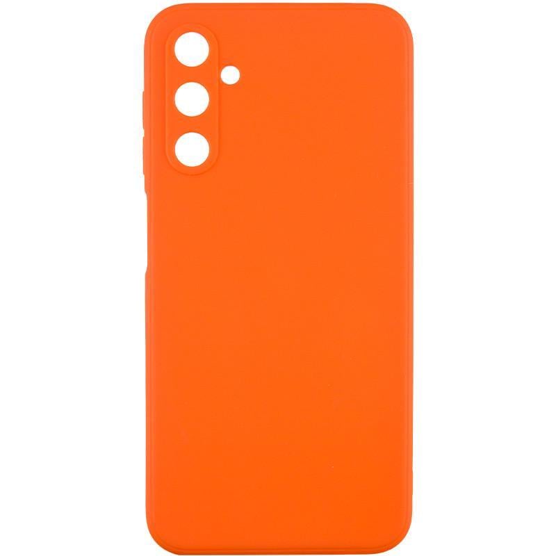 Противоударный Силиконовый чехол Candy Full Camera для Samsung Galaxy A15 4G/5G / M15 5G Оранжевый/Orange