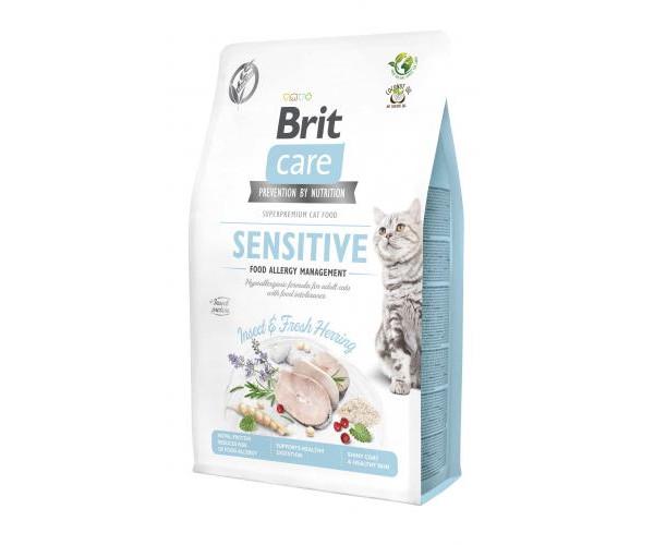 Сухой Корм Brit Care Cat GF Insect Для Кошек С Пищевой Непереносимостью