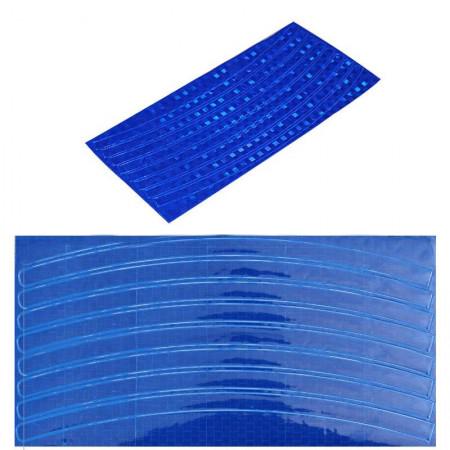 Світловідбиваючі велосипедні наліпки на обода колес велосипеда Синій (10694132) - фото 2 Світловідбиваючі велосипедні наліпки на обода колес велосипеда Синій (10694132) - фото 2