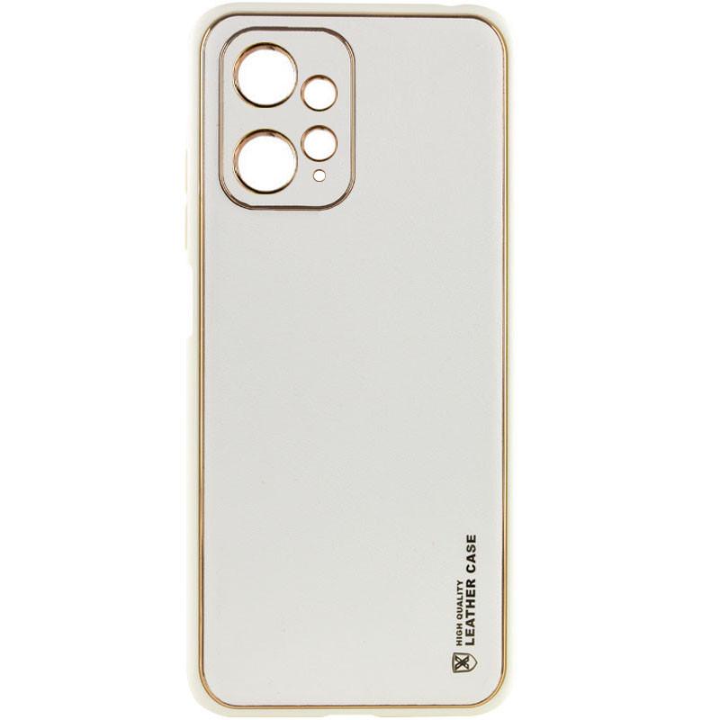 Противоударный Кожаный Чехол Xshield для Xiaomi Redmi Note 12 4G Белый / White