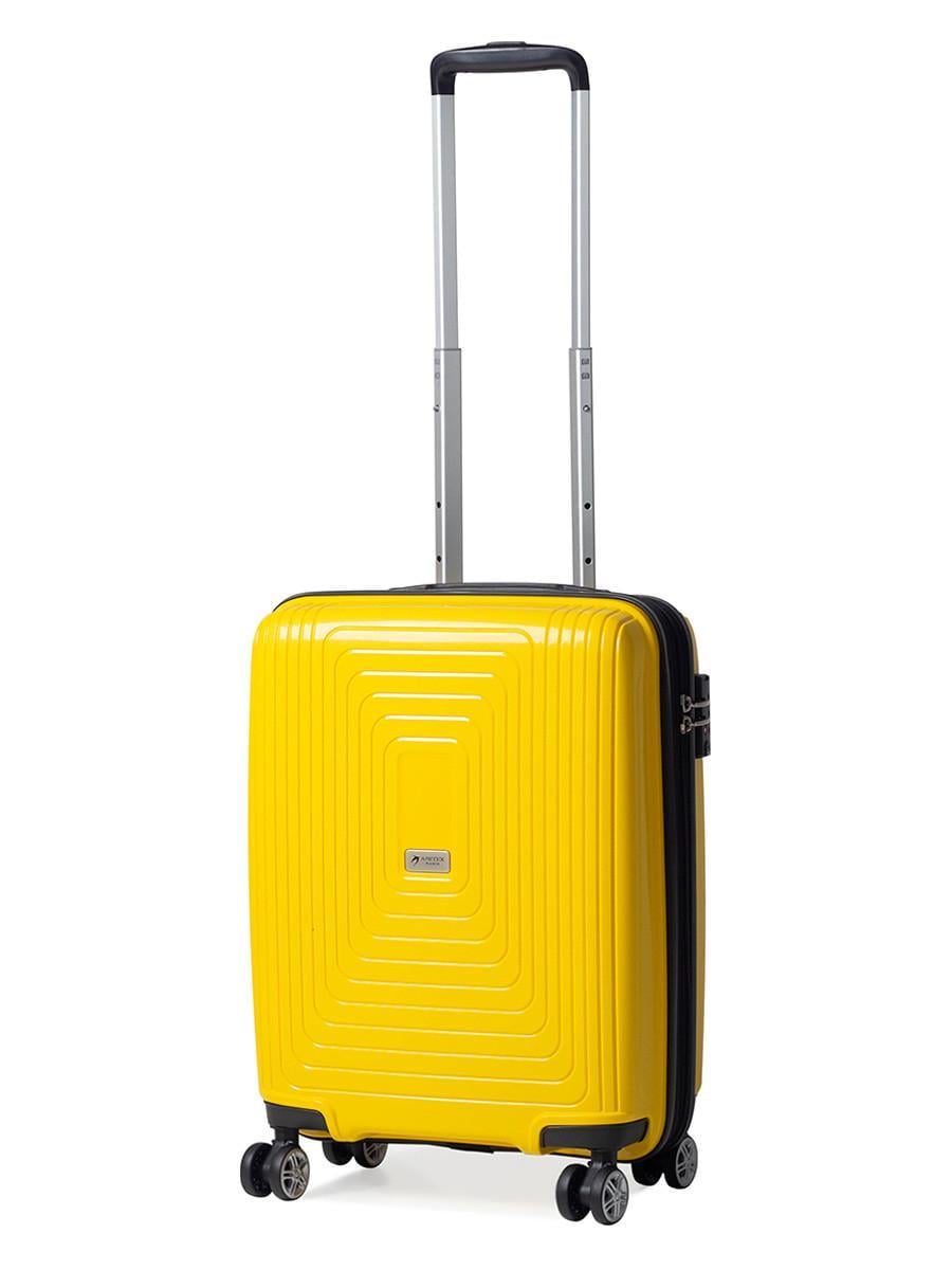 Чемодан мала Airtex полипропилен S 55х40х25+5 см 52 л 3,2 кг Желтый (241)