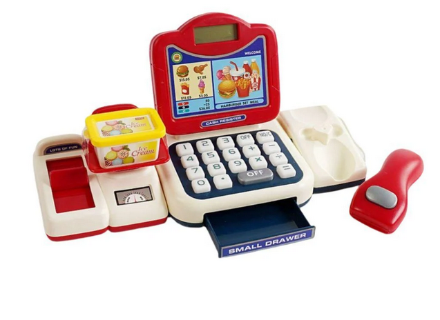 Детский игровой набор магазин с кассой и продуктами Красный (159583-1) Детский игровой набор магазин с кассой и продуктами Красный (159583-1)