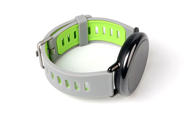 Ремешок для смарт-часов силиконовый SIKAI Sport Dual Color для 22 мм для Amazfit GTR 2 Pace Stratos/ Серый/Зеленый (1576P)