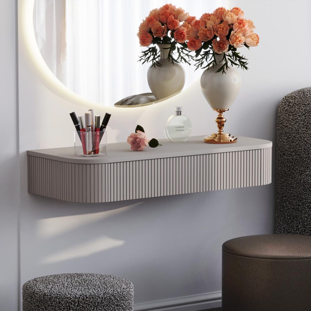 Стол навесной DiPortes Mn-104 Монреаль 104/17/40 см МДФ Кашемир (01410) - фото 1