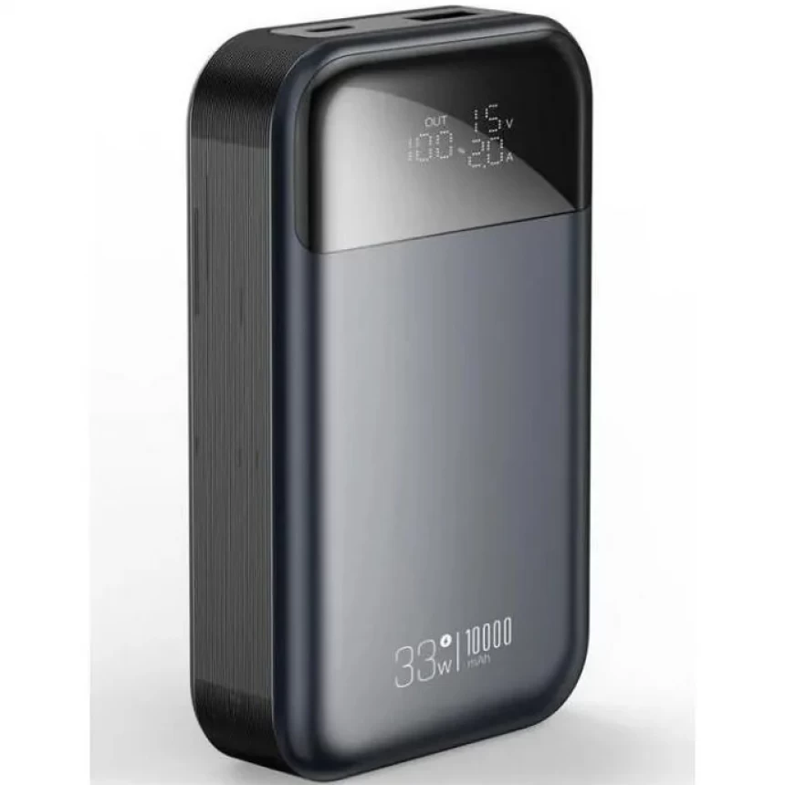 Повербанк Xo PR232 10000 mAh PD 30 W/PPS 33 W Черный (2403773765)