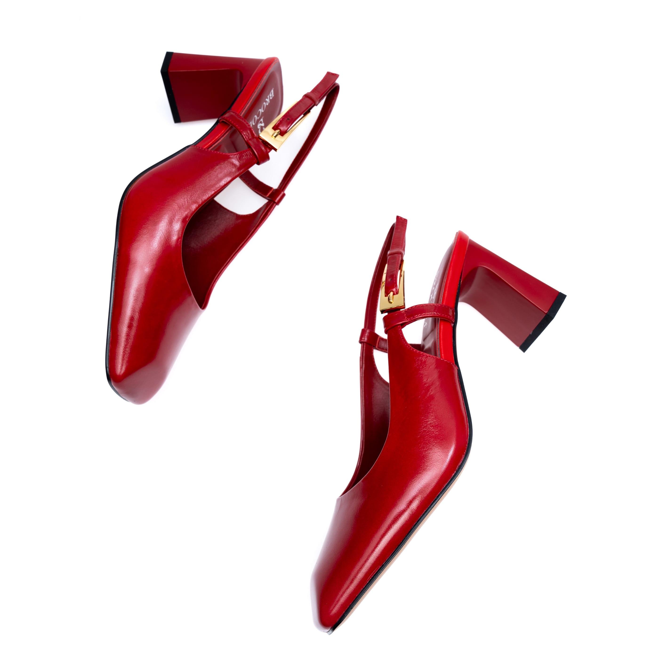 Босоножки Brocoly 01611 р. 37 Красный (104363819) - фото 4