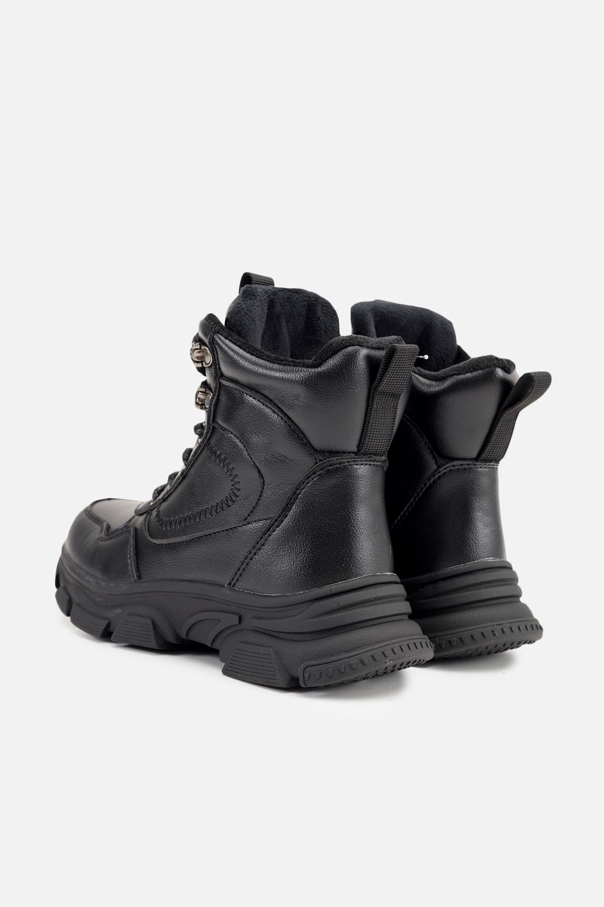 Ботинки детские зимние ЦБ-00260725 для мальчика р. 34 Черный (29086023) - фото 4