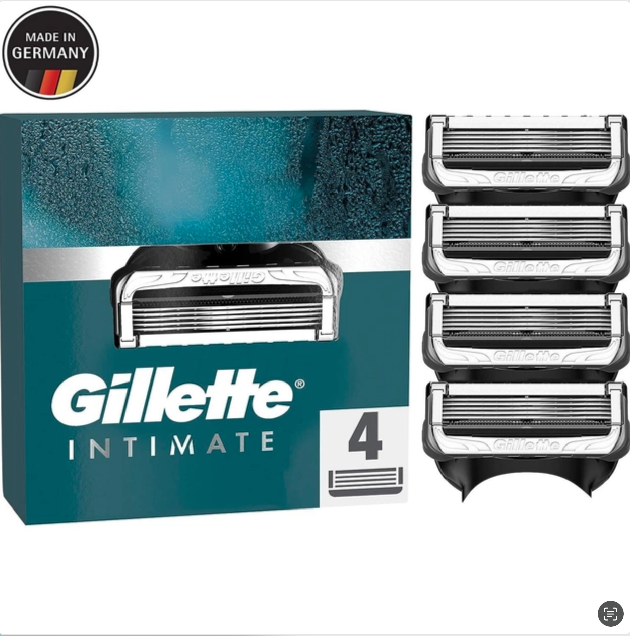 Картриджі для гоління Gillette Intimate для інтимних зон з покращеними змащувальними смужками 4 шт. (12312711) - фото 6