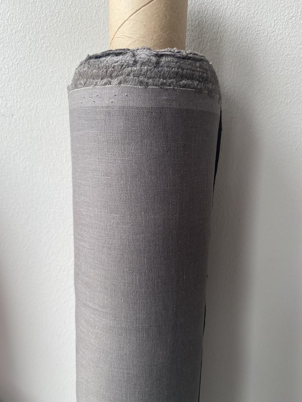 Ткань LINEN PLUS 100% лен 150 см 123 Графитовый - фото 3 Ткань LINEN PLUS 100% лен 150 см 123 Графитовый - фото 3