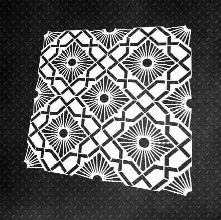 Трафарет многоразовый DFA Геометрия 79 для штукатурки и краски (G00079)