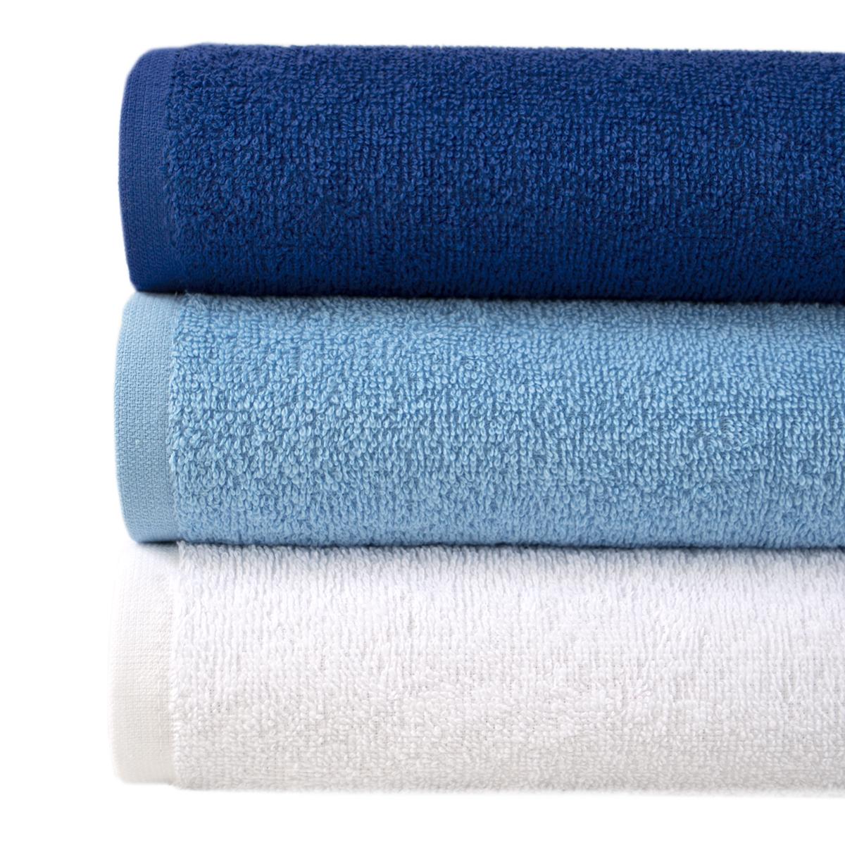 Набір рушників Lotus Home Basic 3 шт. 400 г/кв. м 30x50 см Синій/Блакитний/Білий (svt-2000022342407) - фото 2 Набір рушників Lotus Home Basic 3 шт. 400 г/кв. м 30x50 см Синій/Блакитний/Білий (svt-2000022342407) - фото 2