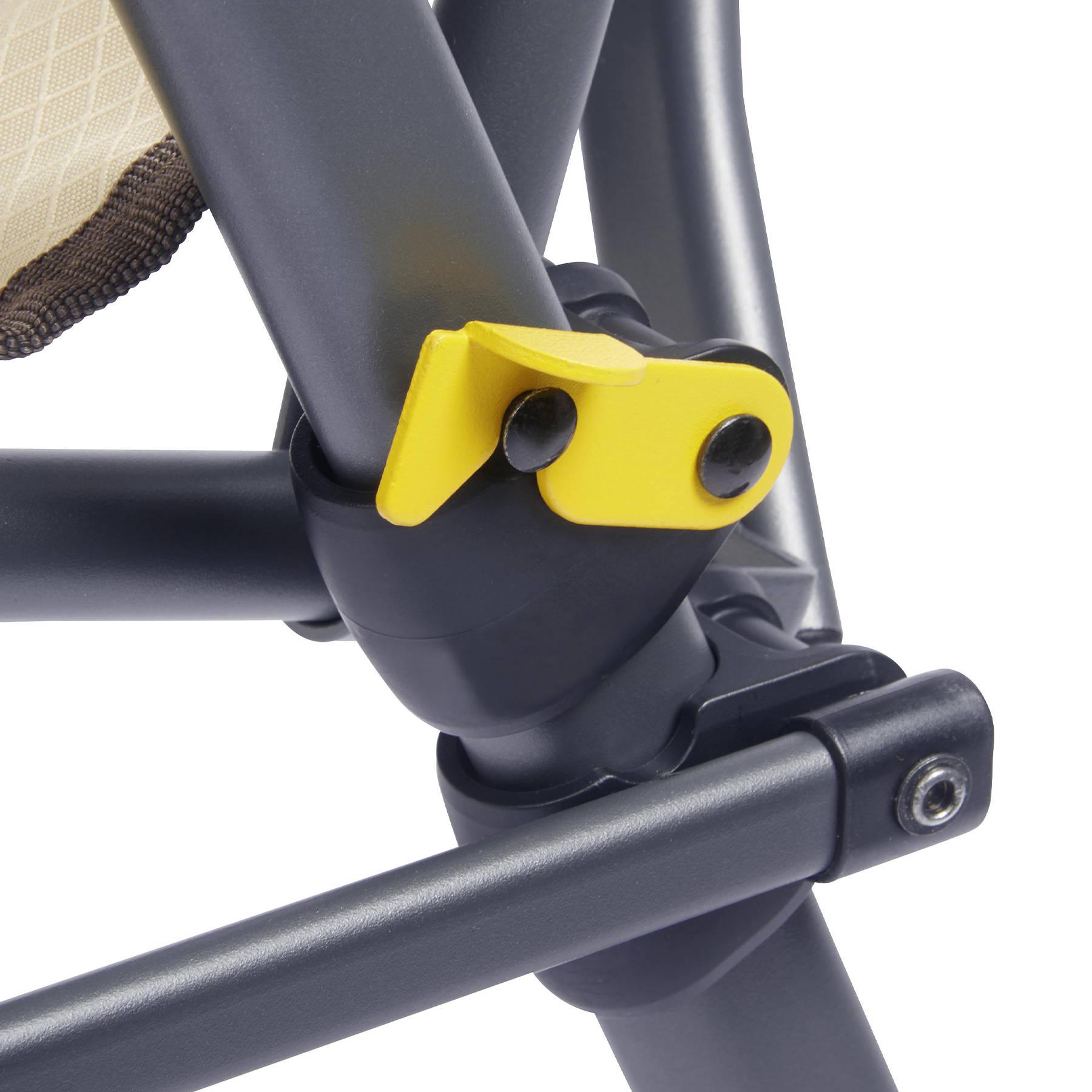 Туристичне крісло розкладне Uquip Justy XL Sand/Grey (244045) - фото 9 Туристичне крісло розкладне Uquip Justy XL Sand/Grey (244045) - фото 9