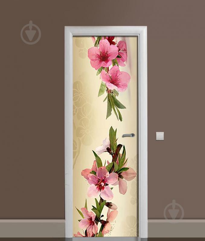 Наклейка на дверь Zatarga "Розовая сакура" 650х2000 мм Наклейка на дверь Zatarga "Розовая сакура" 650х2000 мм