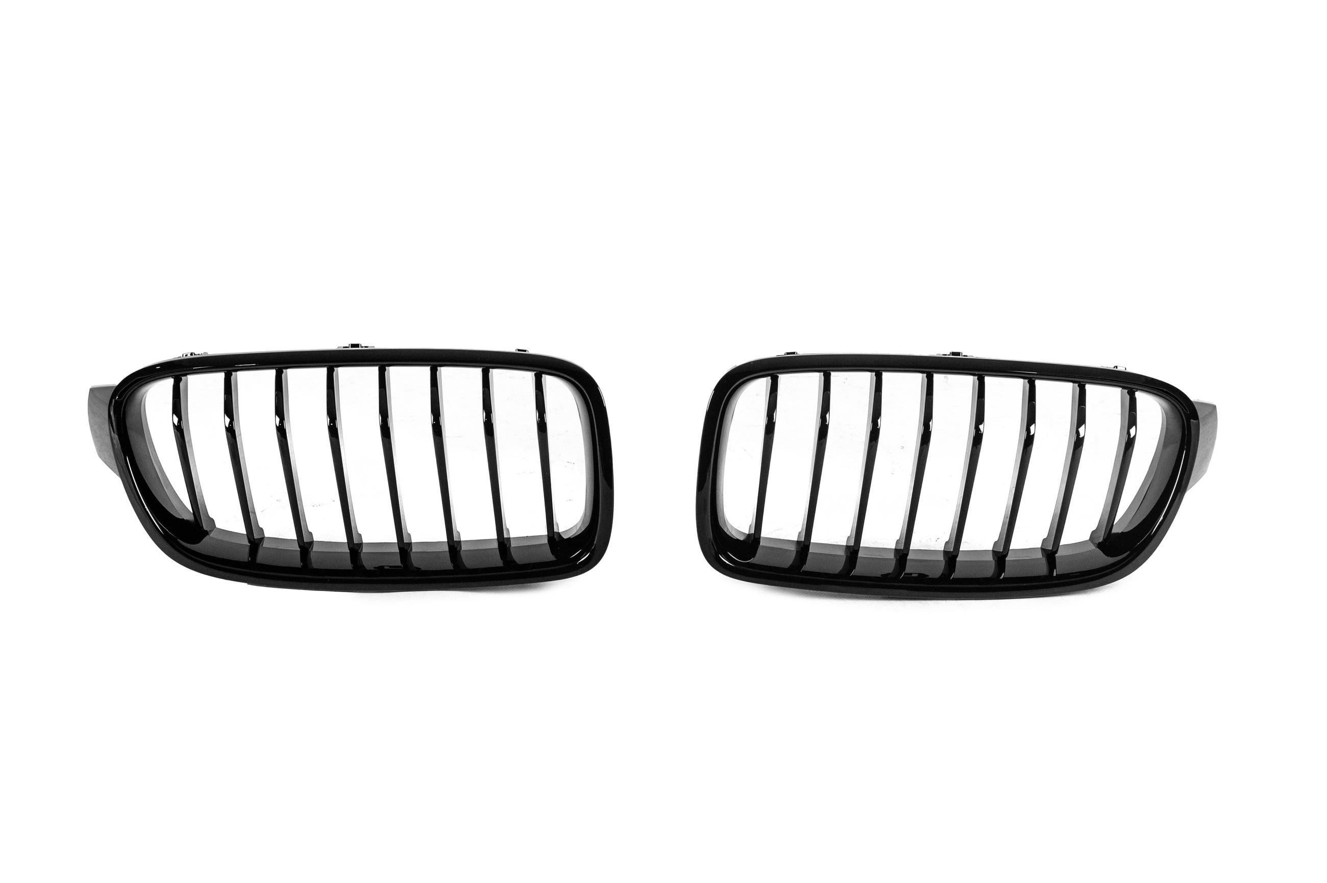 Ноздри 1Bar GBT для BMW 3 серия F30/F31 2012-2019 гг. abs-пластик 8 полосок Черный (182241)