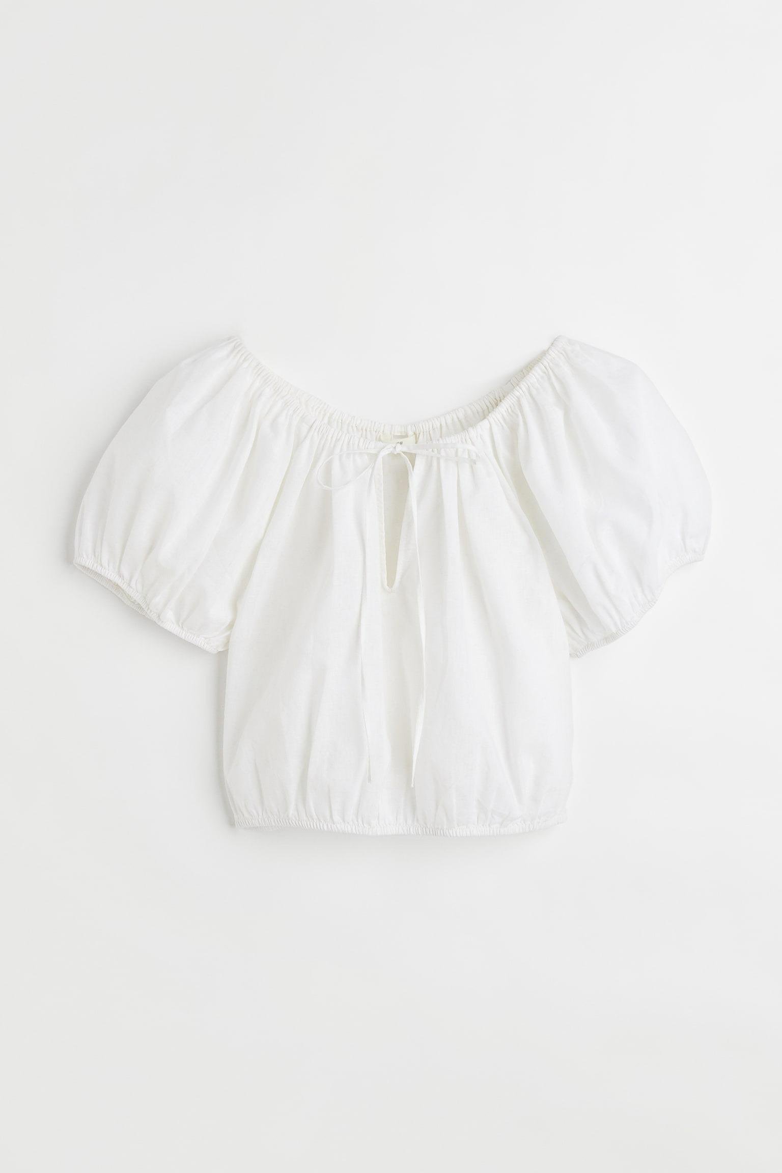 Блуза лляна XS Білий (10686095wer)