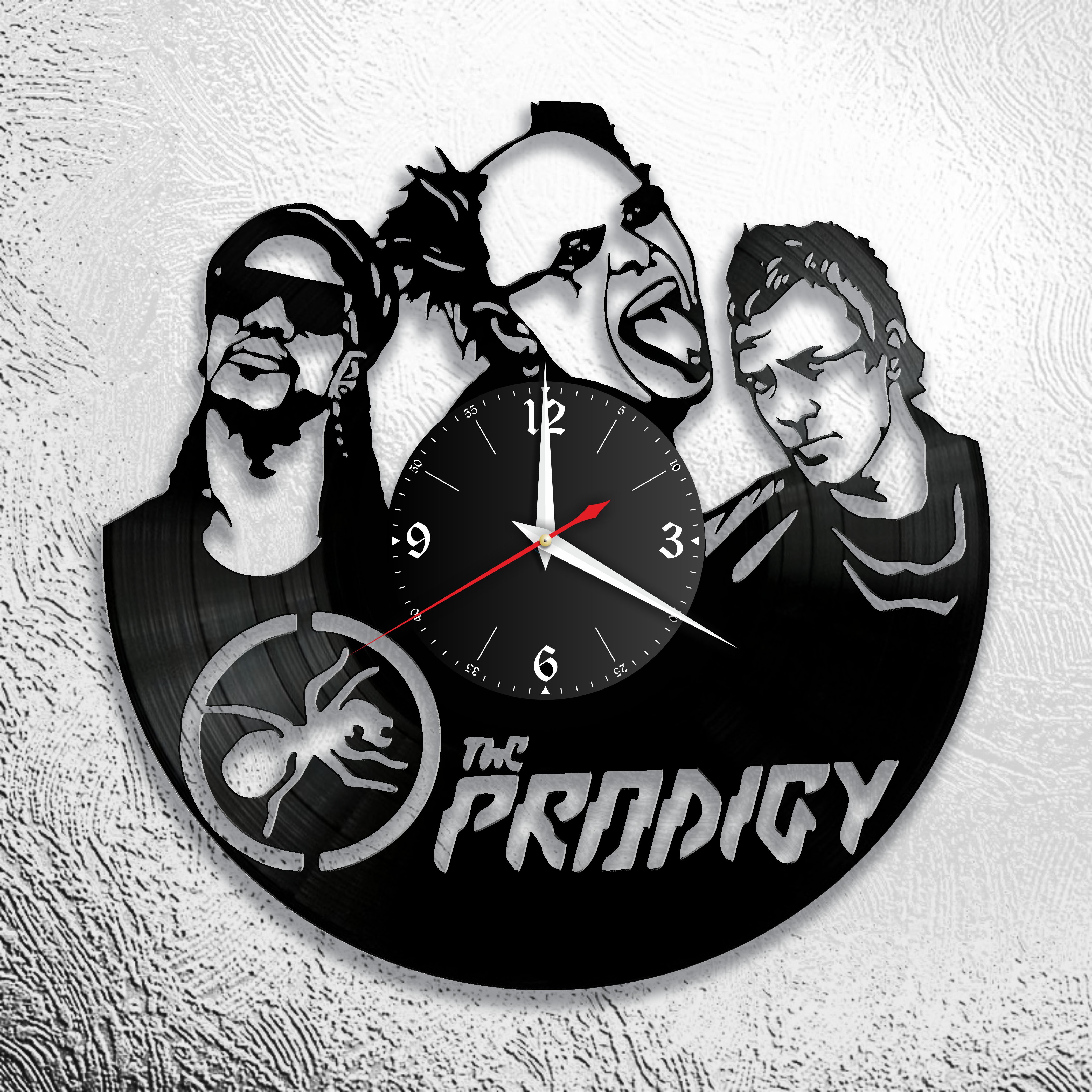 Часы настенные The Prodigy 0736 из виниловой пластинки