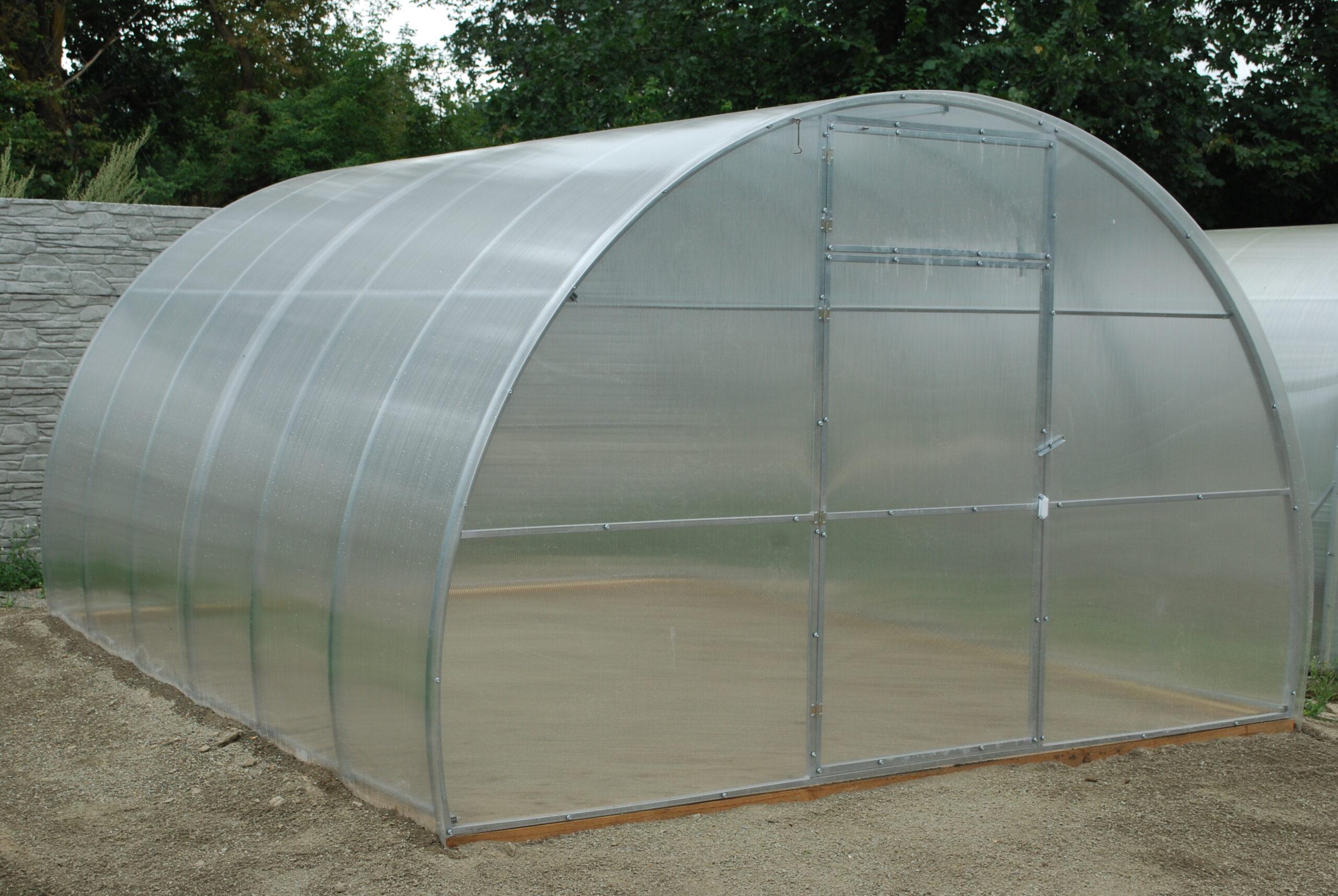 Теплиця Алістан 20x20 3х8 із оцинкованої квадратної труби з полікарбонатом 4 мм - фото 3