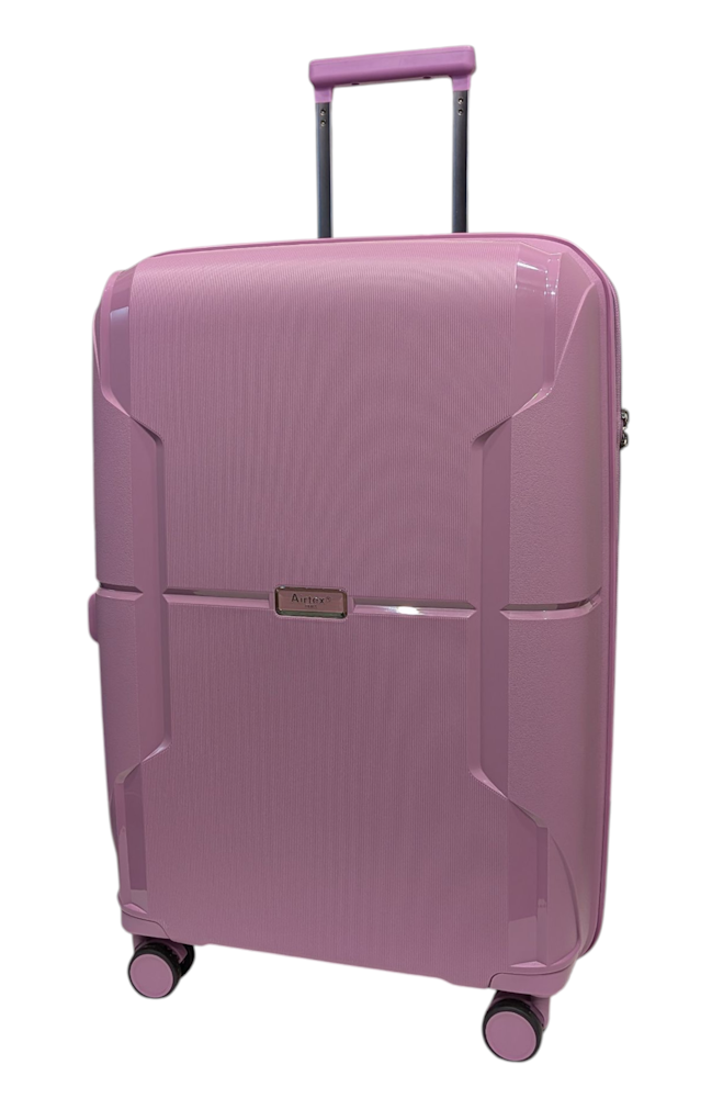 Валіза середня AIRTEX 245 поліпропілен M Рожевий