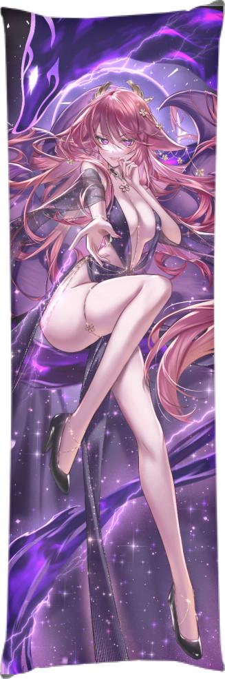 Подушка дакимакура Яэ Мико 40x100 см (13531843)